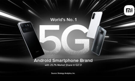 Xiaomi is leading World's 5G smartphone market