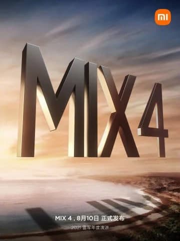 Mi Mix 4 launch date