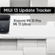 Xiaomi Mi 11 Pro and Mi 11 Ultra MIUI 13 update