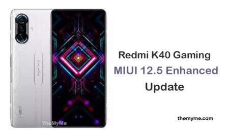 Redmi K40 Gaming MIUI 12.5 Enhanced