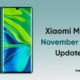 Xiaomi Mi 10 November 2021 update