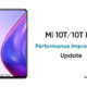 Xiaomi Mi 10T and 10T Pro update