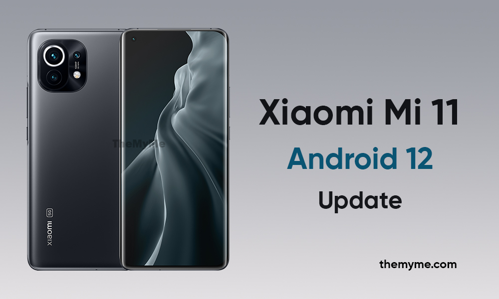 Xiaomi Mi 11 Android 12 update