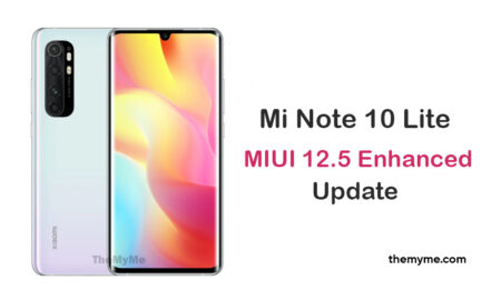 Mi Note 10 Lite MIUI 12.5 Enhanced update