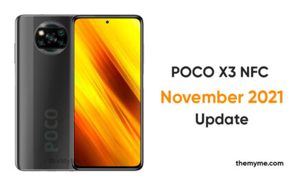 POCO X3 NFC November 2021 Update