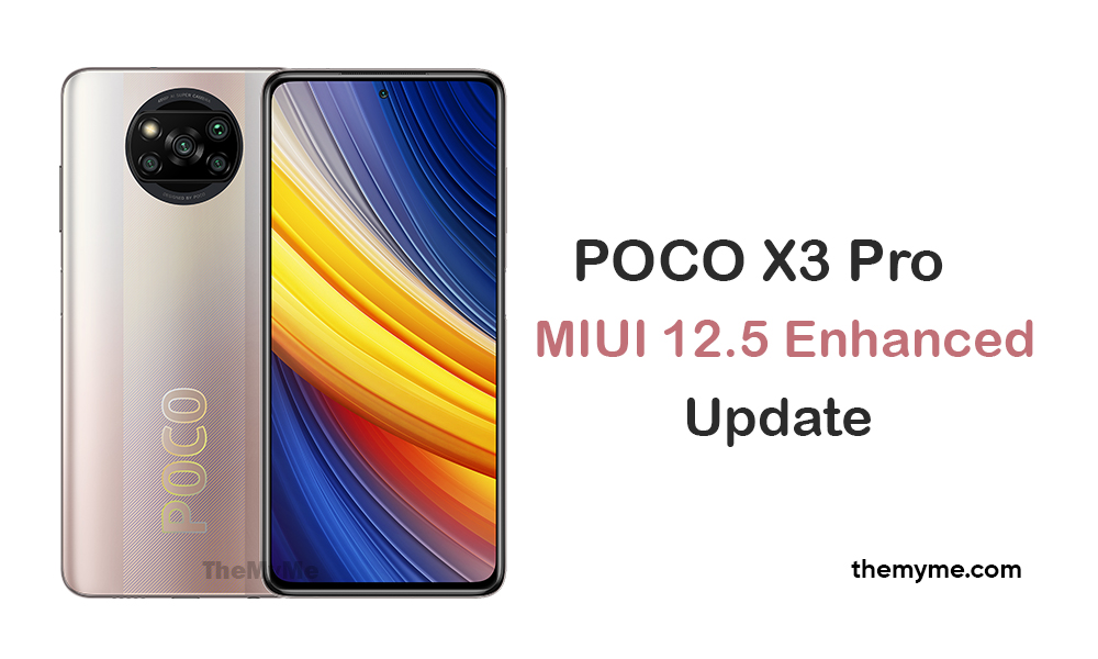 POCO X3 Pro MIUI 12.5 Enhanced