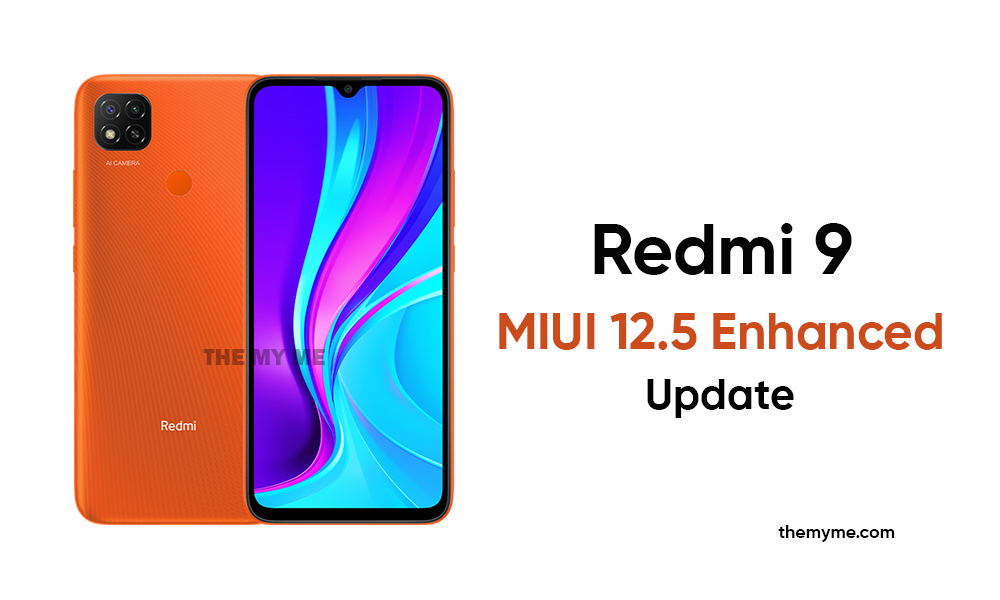 Redmi 9 MIUI 12.5 Enhanced
