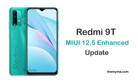 Redmi 9T MIUI 12.5 Enhanced update