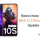Redmi Note 10S MIUI 12.5 Enhanced update