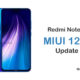 Redmi Note 8 MIUI 12.5 update