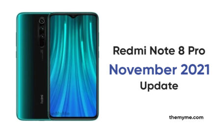 Redmi Note 8 Pro November update