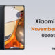 Xiaomi 11T November 2021 update