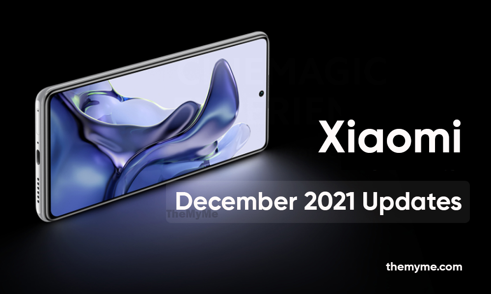 Xiaomi December 2021 Security updates