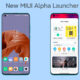 Xiaomi MIUI 13 Alpha Launcher