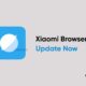 Xiaomi Browser update