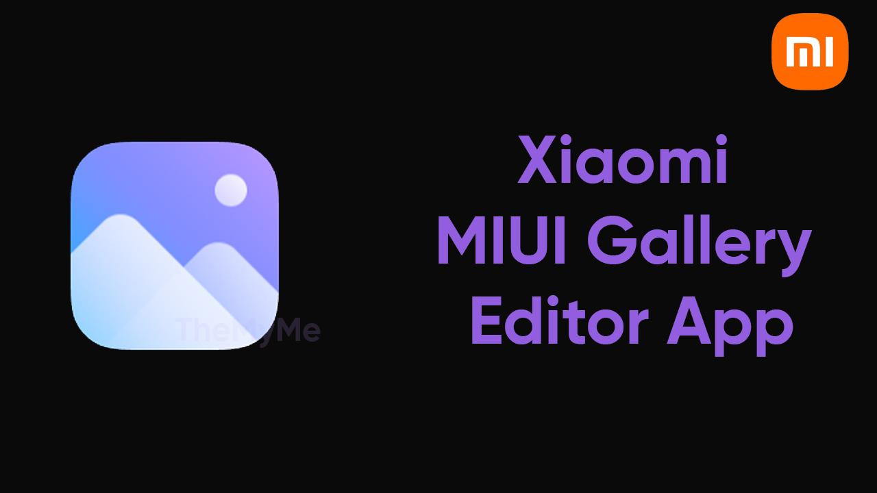 MIUI gallery Editor app