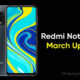Redmi Note 9 Pro securirty update