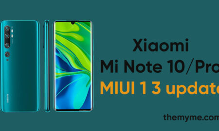 Xiaomi Mi Note 10 and Note 10 Pro MIUI 13 update