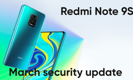 Redmi Note 9S March update