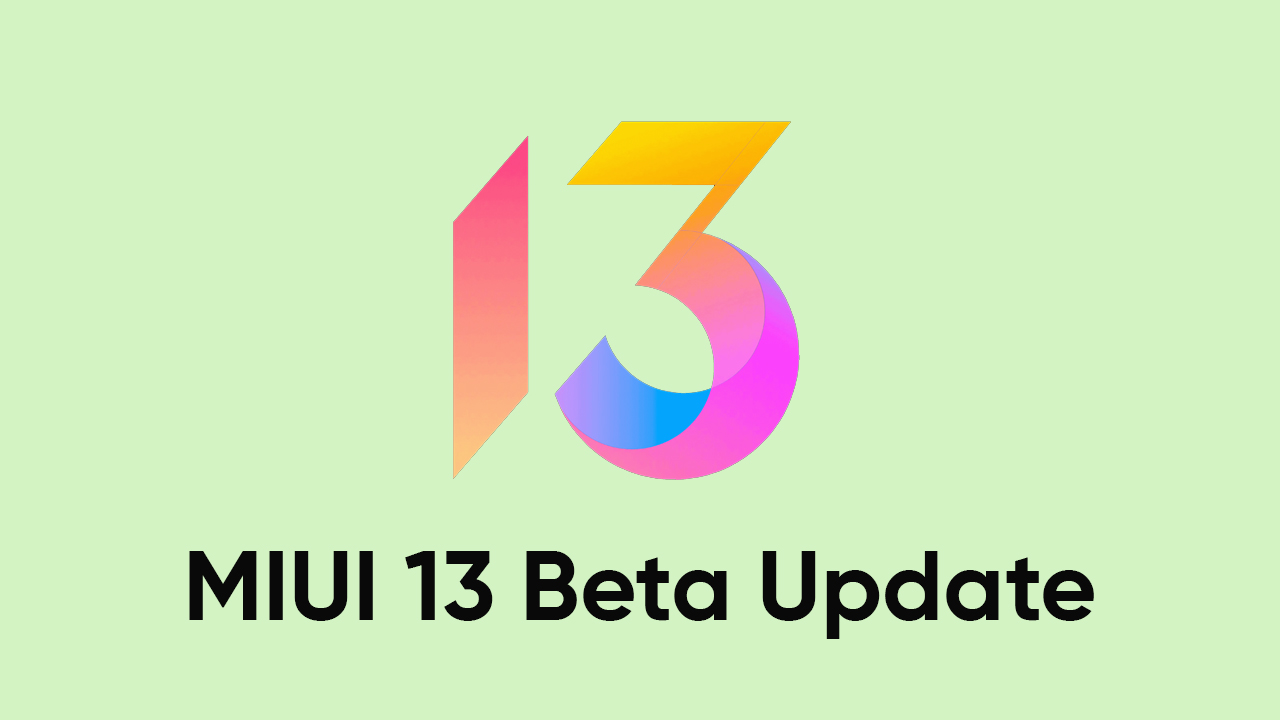 MIUI 13 Beta update