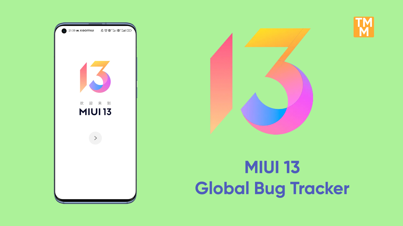 MIUI 13 Global Bug tracker