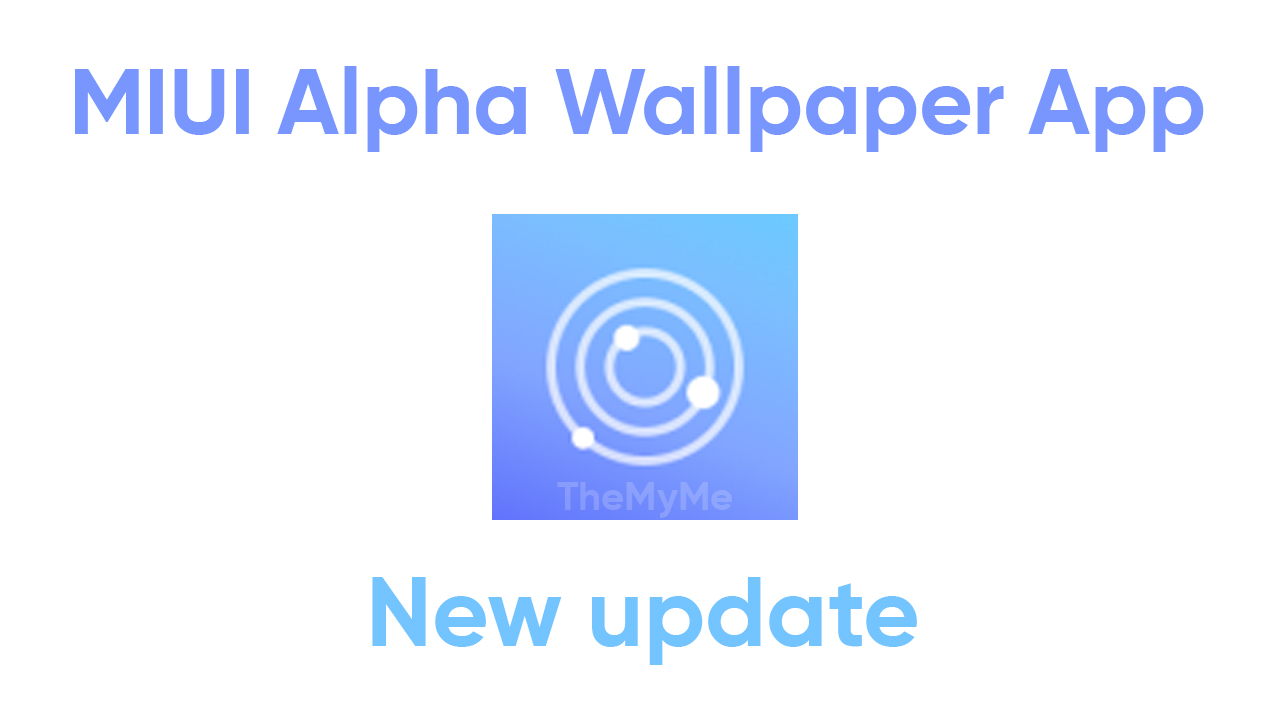 MIUI Alpha Wallpaper App