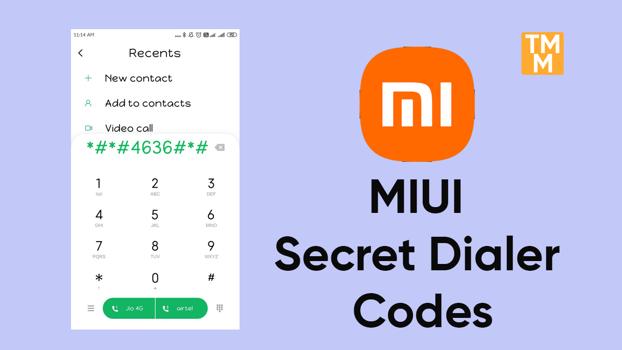 MIUI Secret Dialer Codes