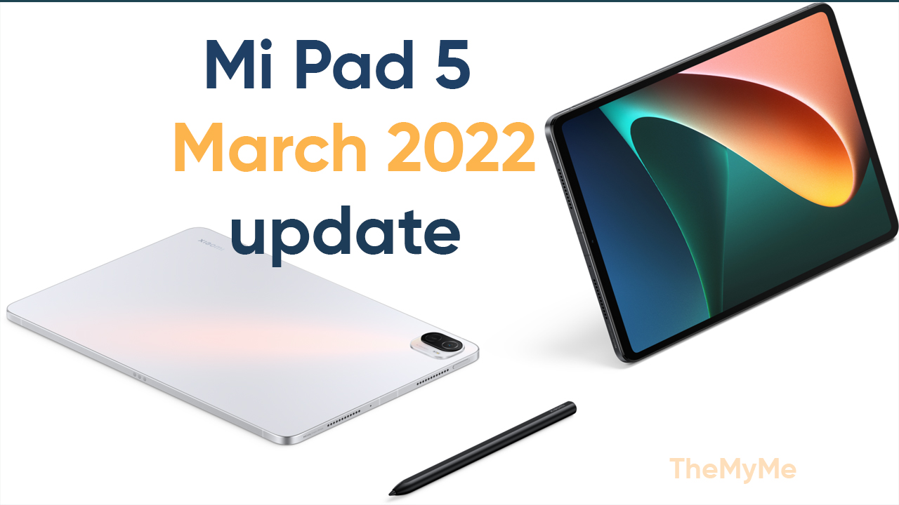 Mi Pad 5 March update