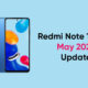 Redmi Note 11 NFC May update
