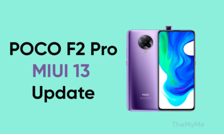 POCO F2 Pro MIUI 13 update
