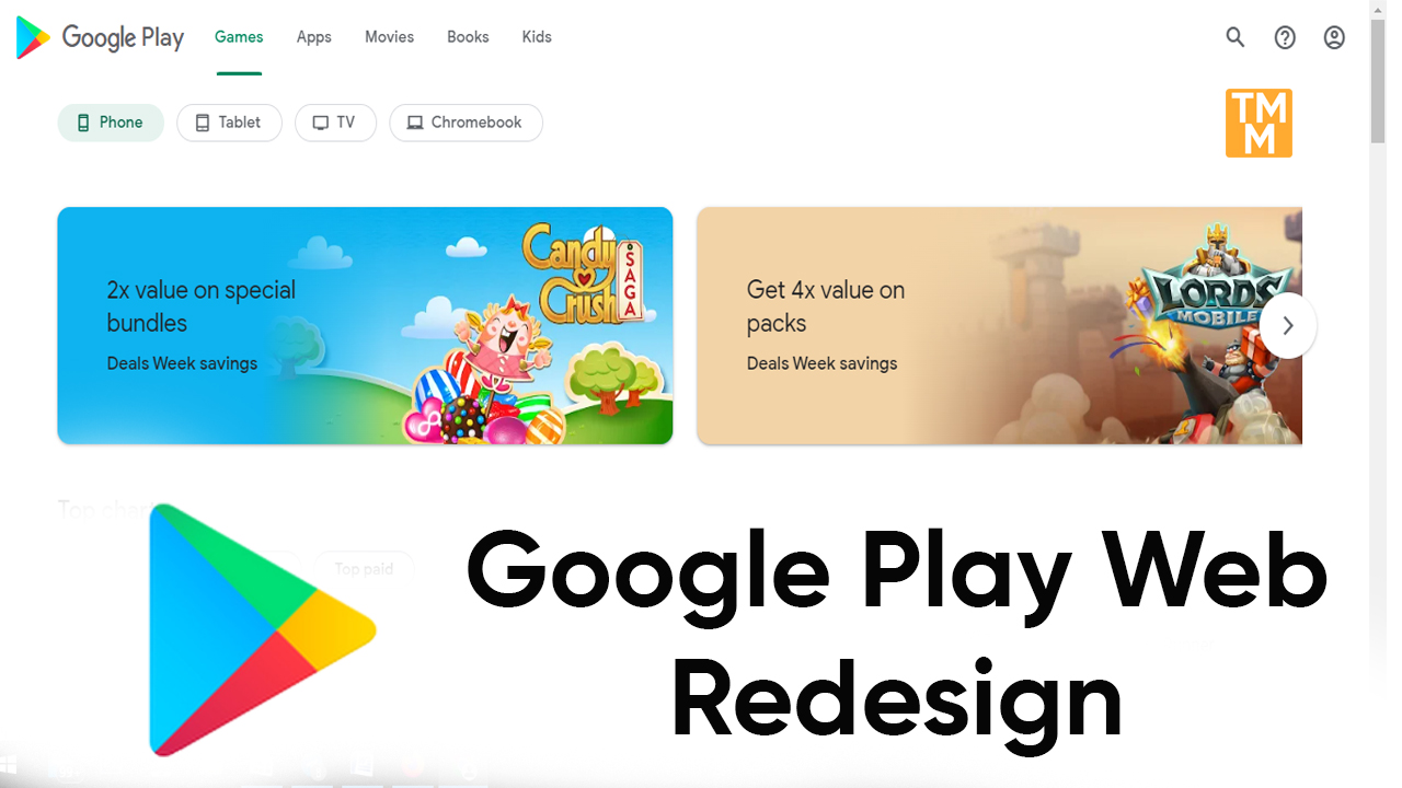 Play web Redesign