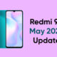 Redmi 9A May update