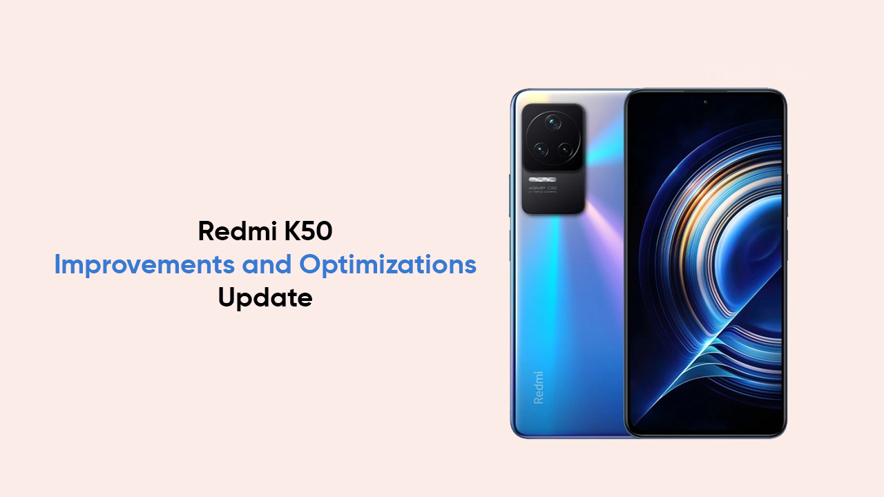 Redmi k50 update