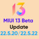MIUI 13 Beta update