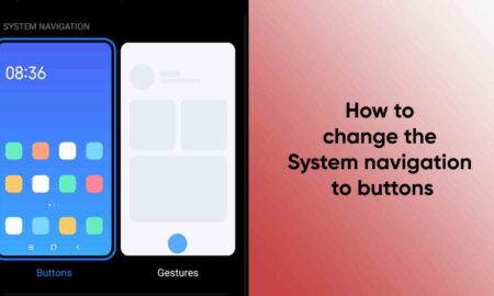 How to change the system navigation to buttons