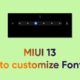 How to customize Font size 1
