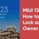 How to edit Lock screen owner info 01