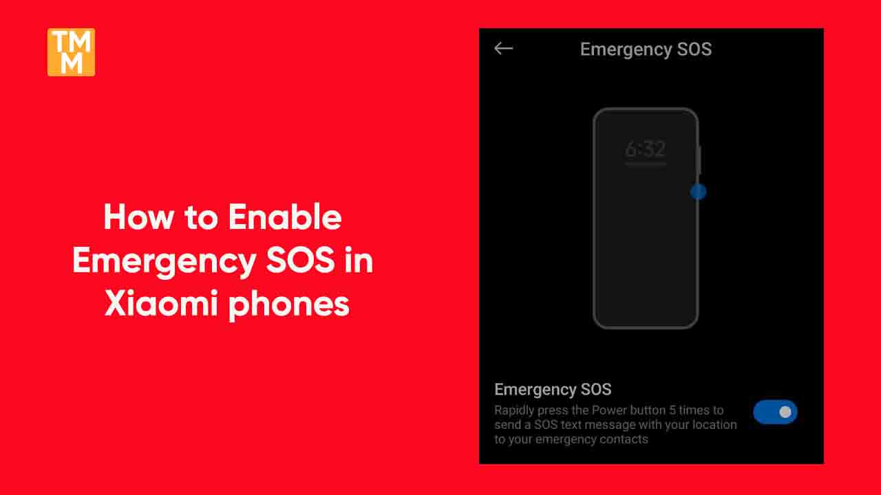How to enable Emergency SOS in Xiaomi phones
