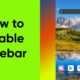 How to enable Sidebar