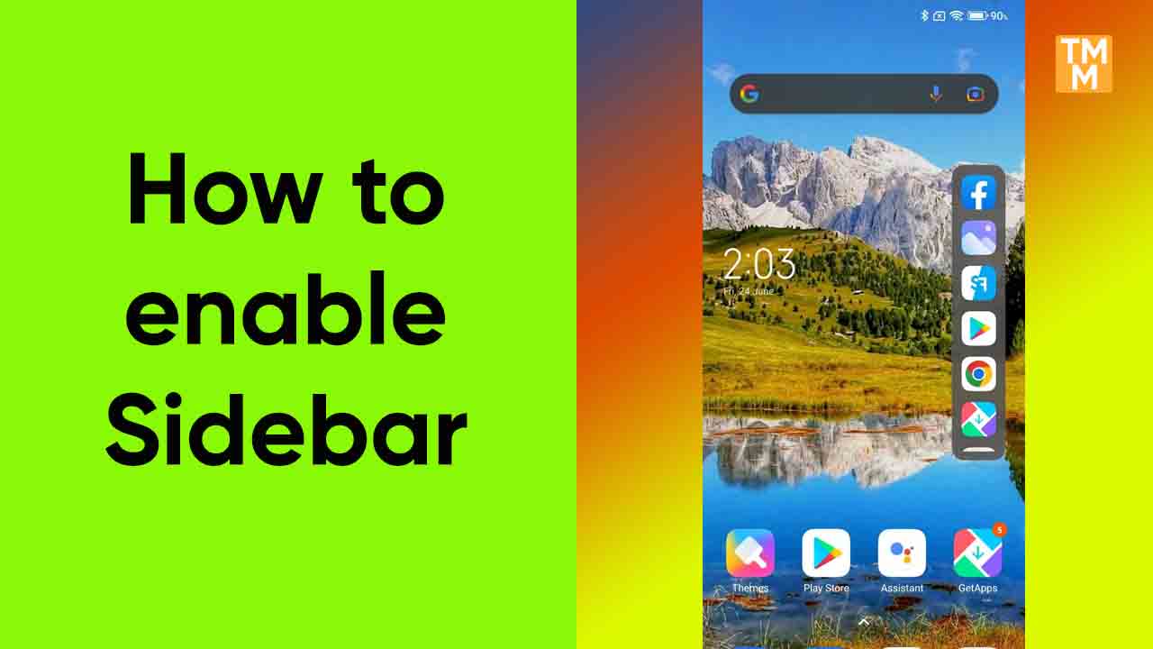 How to enable Sidebar