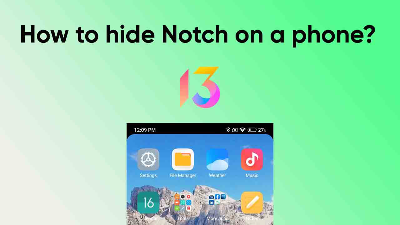 How to hide Notch