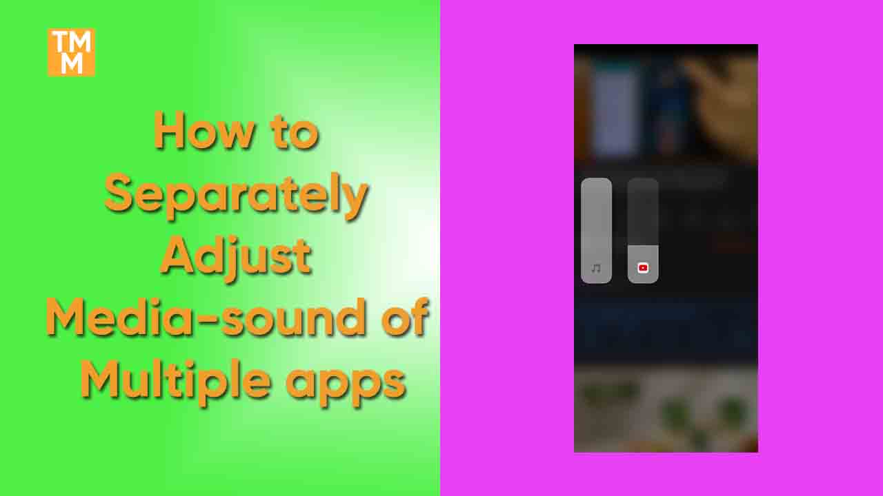 How to separately adjust media-sound of multiple apps