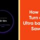How to turn on Ultra battery saver in MIUI jpg