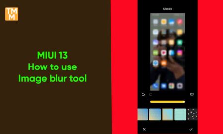 How to use the Image blur tool