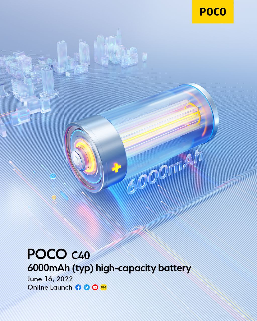 POOC C40 Battery 