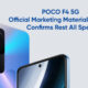 POCO F4 5G Official Marketing Materials