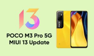 POCO M3 Pro 5G MIUI 13 Update