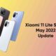 Xiaomi 11 Lite 5G NE May Update