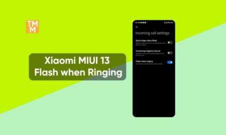 Xiaomi Flash when ringing