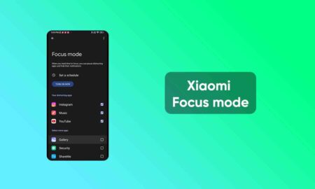 Focus mode Xiaomi